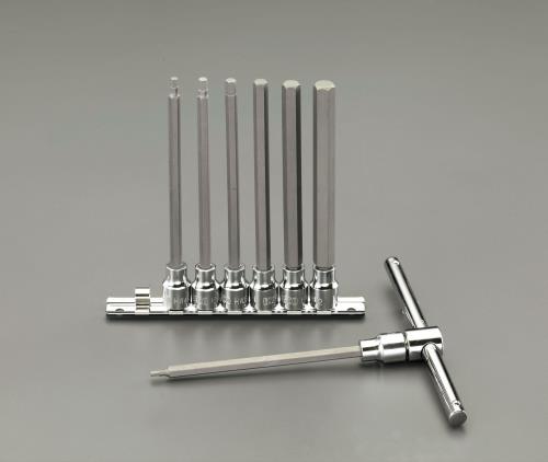 エスコ 3/8DR/3-12mm/150mm [INHEX]ビットソケットセット EA617GH-350 ESCO