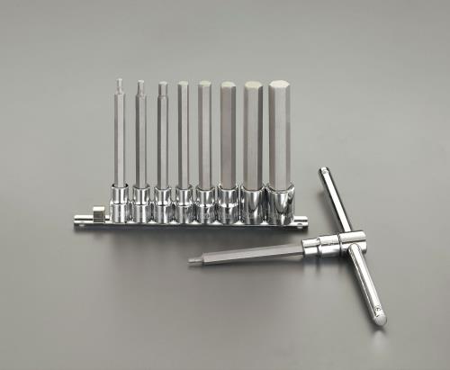 エスコ 1/2DRx250mm/4-19mm [INHEX]ビットソケットセット EA617GT-450 ESCO