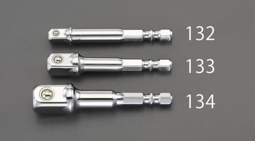 エスコ 1/2DRx1/4HEX/65mm ソケットアダプター EA618AX-134 ESCO