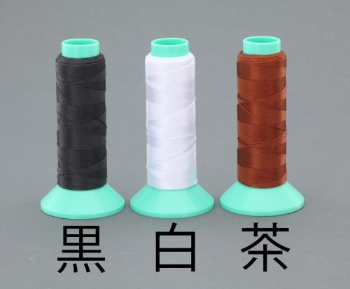 エスコ #20x400m 縫 糸(ポリエステル製/黒) EA628AY-11 ESCO