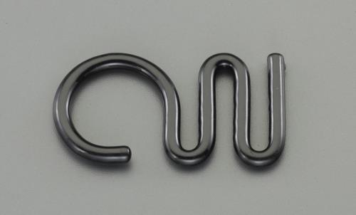 エスコ 65x35mm 平ゴムロープ用フック EA628RY-2 ESCO