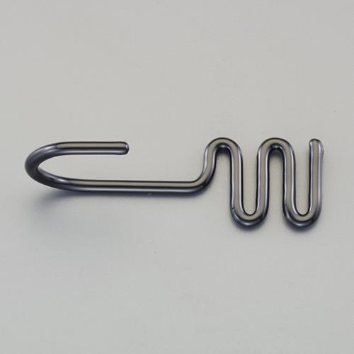 エスコ 112x35x45.8mm 平ゴムロープ用フック(ツイスト･大) EA628RY-5 ESCO