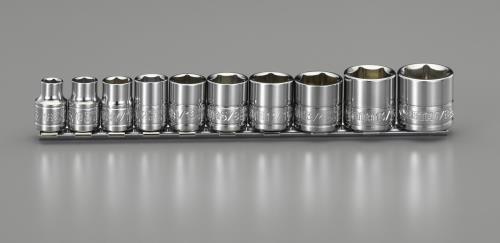 エスコ 3/8DR/5/16-7/8 ソケットセット EA687BS-100 ESCO