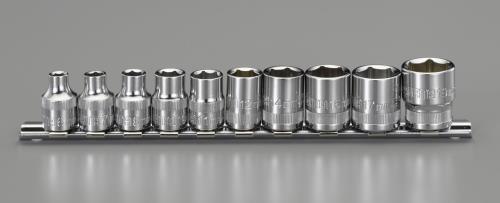 エスコ 3/8DR/6-19mm ソケットセット EA687BS ESCO