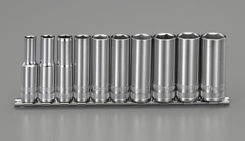 エスコ 3/8DR/8-19mm ディープソケットセット EA687BT ESCO