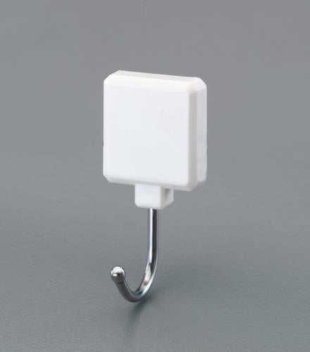 エスコ 28x28x59mm フック(マグネット付/5個) EA762FG-123 ESCO