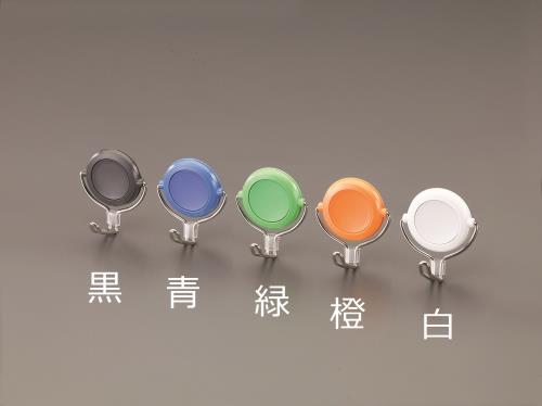 エスコ φ48mm/ 7.0kg マグネットフック(回転フック/オレンジ) EA762FG-254 ESCO