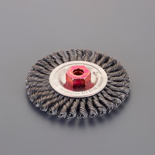 エスコ 100mm/M10 ワイヤーホイール(スチール製/ツイスト) EA809YP-31 ESCO
