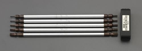 エスコ 5本組 [Hexlobe]ドライバービット EA813-110 ESCO