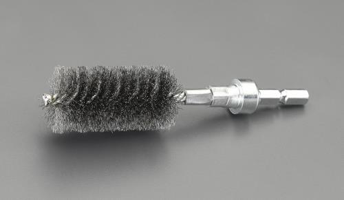 エスコ 38x50mm 6角軸 ワイヤーブラシ(鋼線) EA819BT-107 ESCO