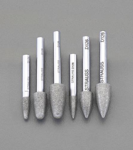 エスコ 6本組 ダイヤモンドバー(6mm軸) EA819SY-68 ESCO