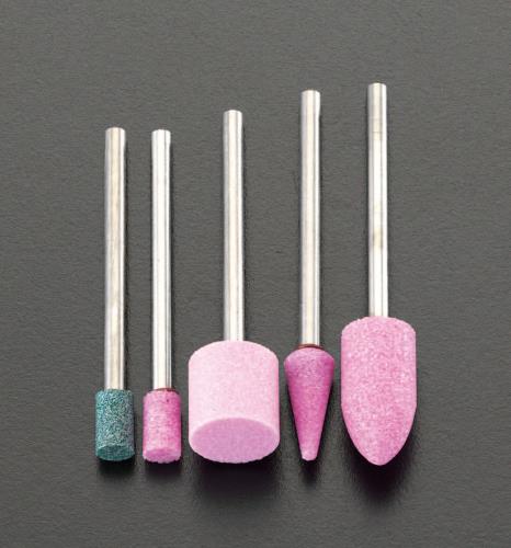 エスコ 5本組 軸付砥石セット(3mm軸) EA819WG-1 ESCO