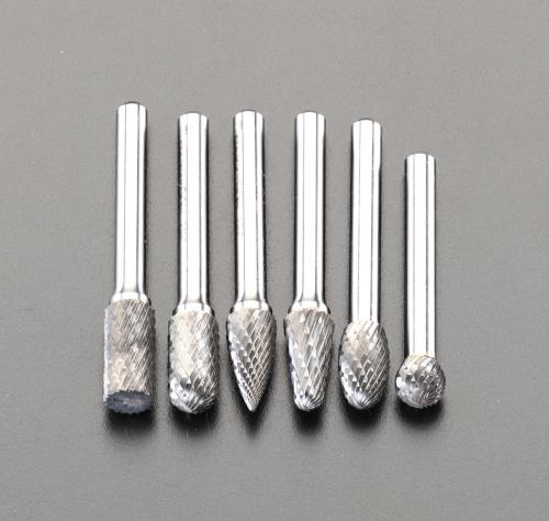 エスコ 6本組 超硬カッター(6mm軸) EA819XC ESCO