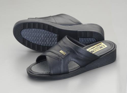 エスコ [L] サンダル(黒) EA910SV-31 ESCO