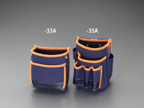 エスコ 160x 90x180mm 腰袋(2ポケット) EA925M-33A ESCO