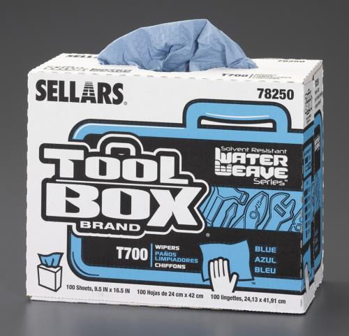 エスコ 241x419mm 工業用ワイパー(耐溶剤/特厚/100枚) EA929AC-62 ESCO