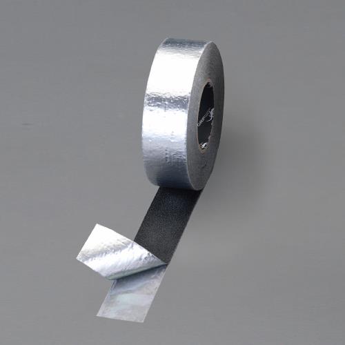 エスコ 100mmx18.3m 滑リ止メテープ(裏面アルミ/黒) EA944DB-42 ESCO