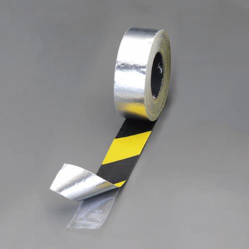 エスコ 100mmx18.3m 滑リ止メテープ(裏面アルミ/トラ) EA944DB-47 ESCO