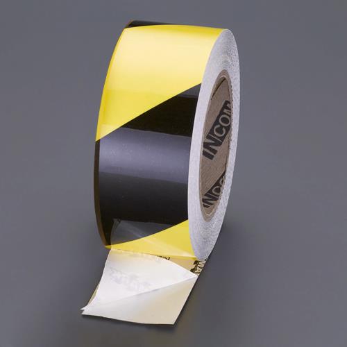 エスコ 50mmx30m 強力ラインテープ(黄/黒) EA944SJ-53 ESCO