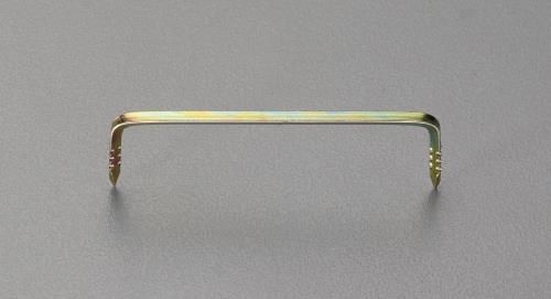 エスコ 6x120mmカスガイ(フラットタイプ･溝加工付/100本) EA945VK-22 ESCO