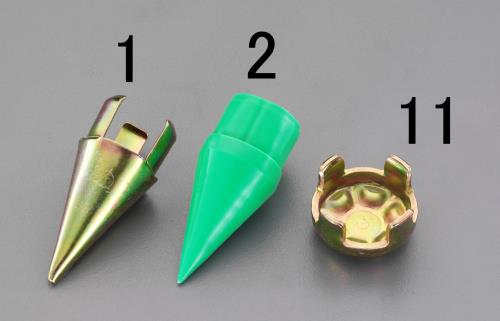 エスコ 48.6mm 単管パイプ用打チ込ミ金具(スチール) EA948TS-1 ESCO