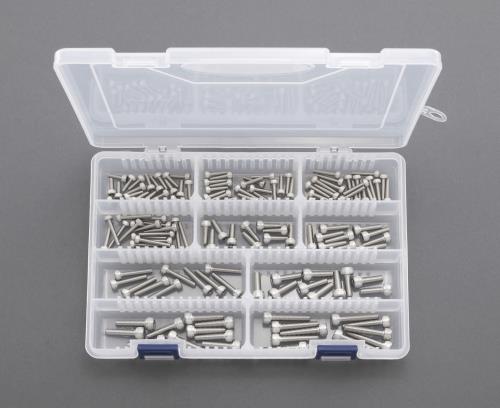 エスコ M3･M4･M5 六角穴付ボルトセット(ステンレス製) EA949AD-19 ESCO