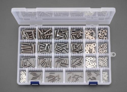 エスコ M3-M6 皿頭小ネジセット(ステンレス製) EA949AD-23 ESCO