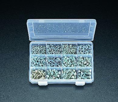 エスコ M3-M6 六角穴付ボルトセット(ユニクロ) EA949DF ESCO