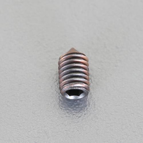 エスコ M 6x20mm 六角穴付ネジ(トガリ先/ユニクロ/4本) EA949DZ-65 ESCO
