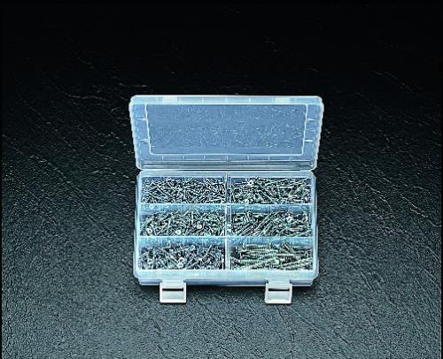 エスコ 2.7-4.5mm 皿頭木ネジセット(ユニクロメッキ) EA949EB ESCO