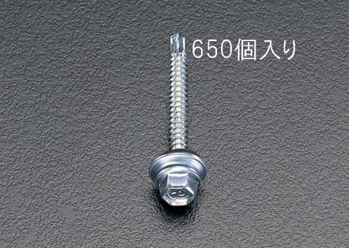 エスコ 5x25mm 六角頭ピアスビス(シール付/650本) EA949EF-52 ESCO