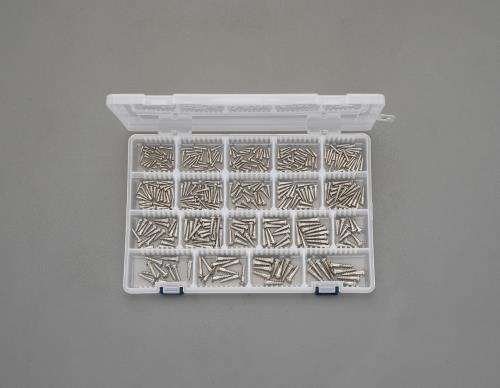 エスコ 2.1-4.5mm 鍋頭木ネジセット(真鍮製) EA949EJ-3 ESCO