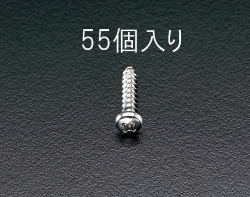 エスコ 4x25mm 鍋頭タッピングビス(ステンレス製/55本) EA949ES-44 ESCO