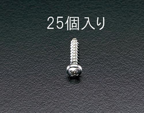 エスコ 5x35mm 鍋頭タッピングビス(ステンレス製/25本) EA949ES-52 ESCO