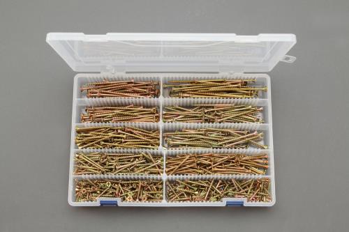 エスコ 4.0/4.3/4.7mm 木工用ビスセット(中細) EA949FW ESCO