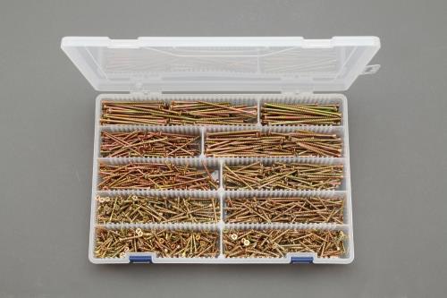 エスコ 3.4/3.8/4.2mm 木工用ビスセット(細) EA949FX ESCO