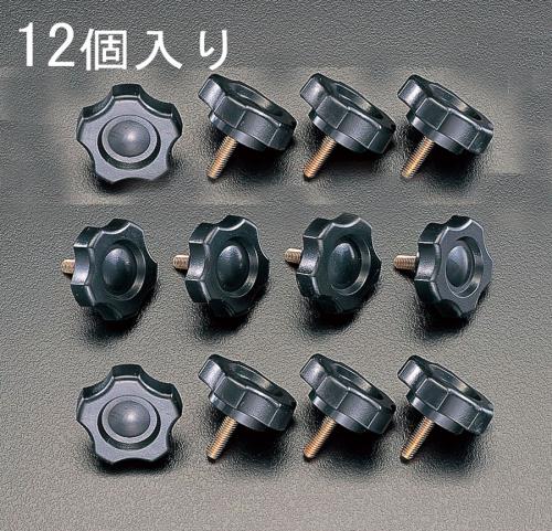 エスコ M5x30mm 菊形ノブボルト(12個) EA949GT-530 ESCO