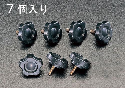 エスコ M8x35mm 菊形ノブボルト(7個) EA949GT-835 ESCO