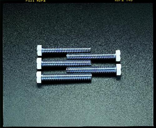 エスコ M16x 50mm 六角頭全ネジボルト(ユニクロメッキ/5本) EA949HB-163 ESCO