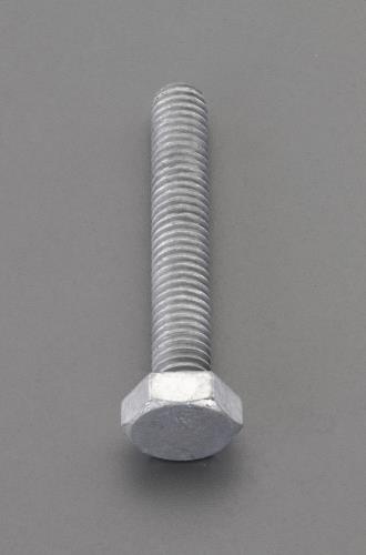 エスコ w3/8x 50mm 六角全ネジボルト(ドブメッキ/4本 EA949LE-50 ESCO