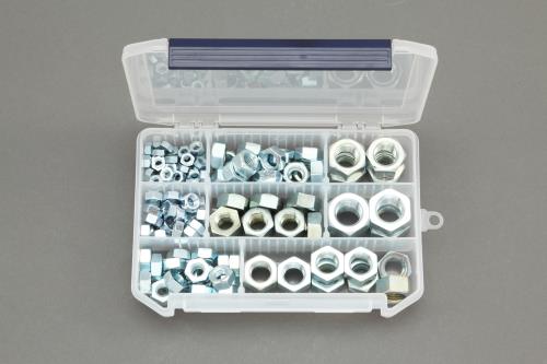 エスコ M6-M20 六角ナットセット(ユニクロメッキ) EA949LS-17 ESCO