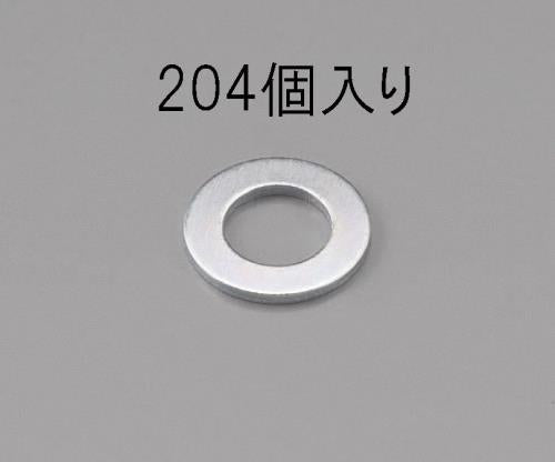 エスコ M 2 [小形]平ワッシャー(三価クロメート/204枚) EA949LX-302 ESCO