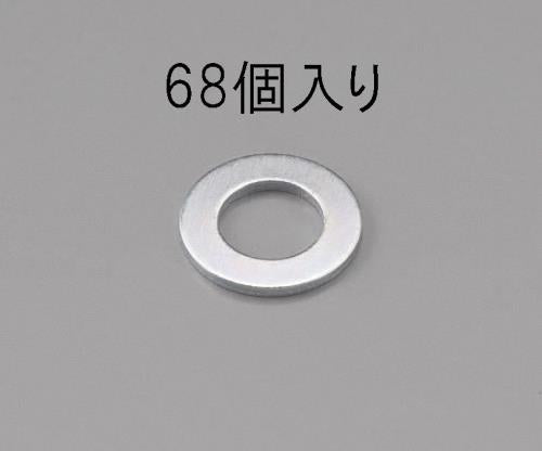 エスコ M 6 [小形]平ワッシャー(三価クロメート/68枚) EA949LX-306 ESCO