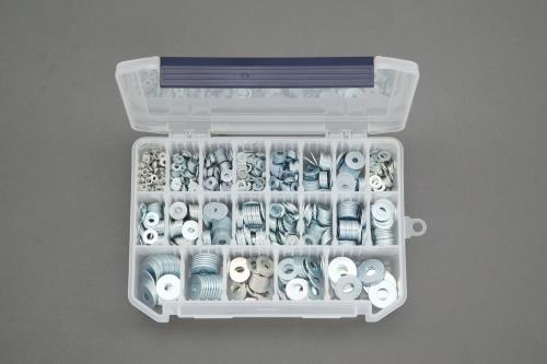 エスコ M3-M 8 平ワッシャーセット(ユニクロメッキ) EA949LX-32 ESCO