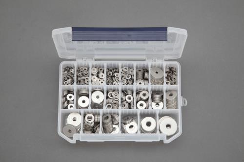 エスコ M3-M 8 平ワッシャーセット(ステンレス製) EA949LX-33 ESCO