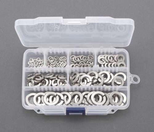 エスコ M3-M12 スプリングワッシャーセット(ステンレス製) EA949LY-3 ESCO