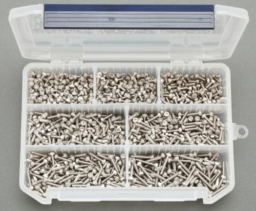 エスコ M3 六角穴付ボルトセット(ステンレス製) EA949MB-3 ESCO