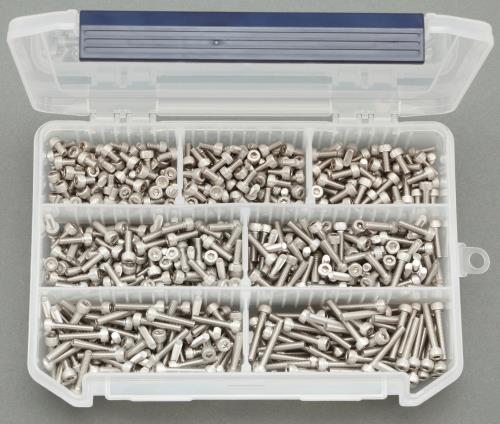 エスコ M4 六角穴付ボルトセット(ステンレス製) EA949MB-4 ESCO