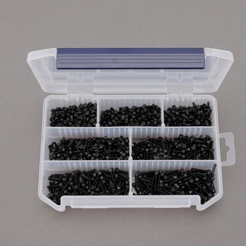 エスコ M3 六角穴付ボルトセット(ステンレス/黒) EA949MK-13 ESCO