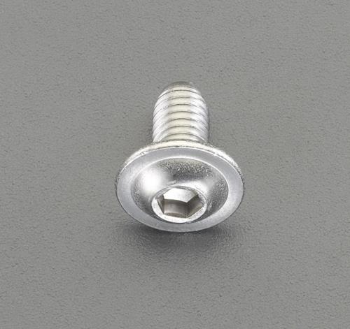 エスコ M5x 8mm フランジボタン(ステンレス/8本) EA949MN-508 ESCO